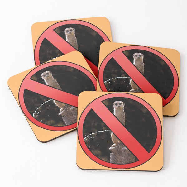 Item preview, No Pissing Allowed Meerkat designed and sold by Endeavour-Tees.