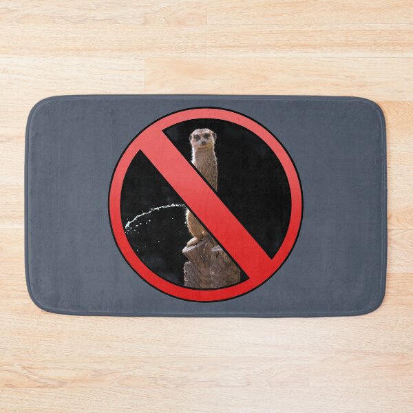 Item preview, No Pissing Allowed Meerkat designed and sold by Endeavour-Tees.
