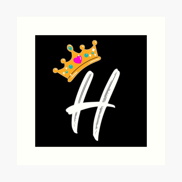 H Letter Art Prints Redbubble