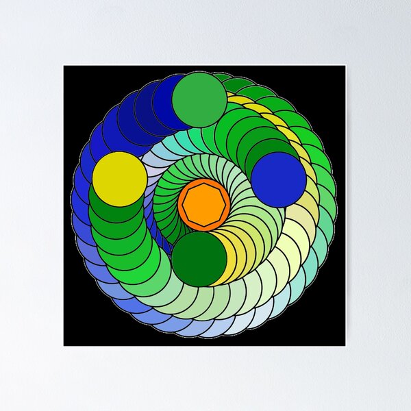 Item preview, The Vortex of Creation on black designed and sold by AmazingEarth.