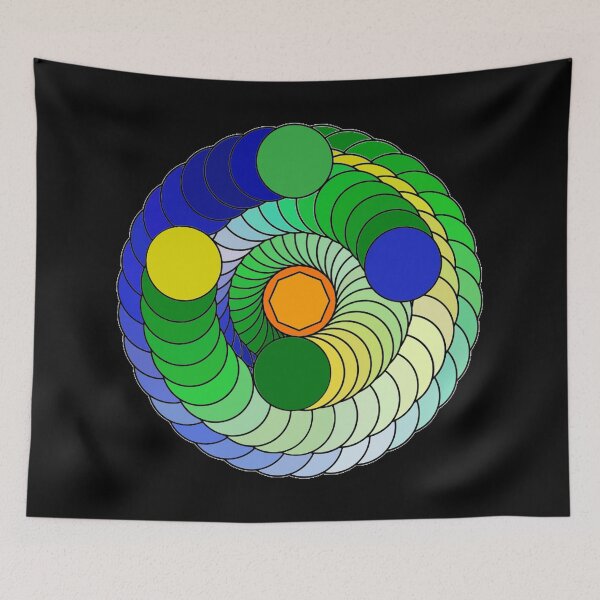 Item preview, The Vortex of Creation on black designed and sold by AmazingEarth.