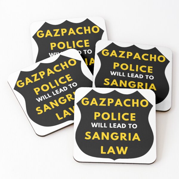 Item preview, GAZPACHO POLICE WILL LEAD TO SANGRIA LAW designed and sold by Innokentievic.