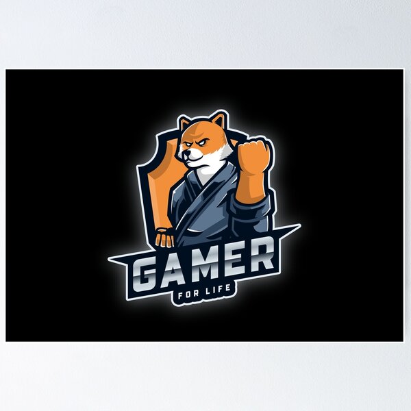 Aperçu de l'œuvre Gamer pour la vie avec Humanoid Fox Fighter créée et vendue par PRIVARSHU.