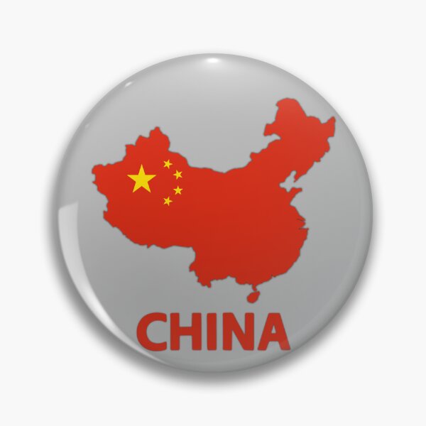 Item preview, Chinese Flag inside Map of China  designed and sold by mashmosh.