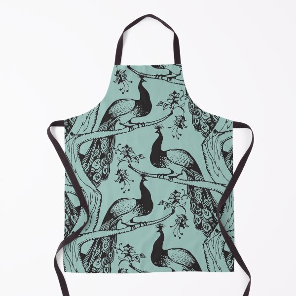 Item preview, Peacock engraving pattern designed and sold by fairytaleprints.