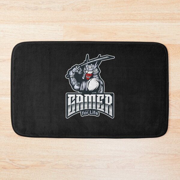 Item preview, Gamer for Life with Samurai holding a Katana designed and sold by PRIVARSHU.