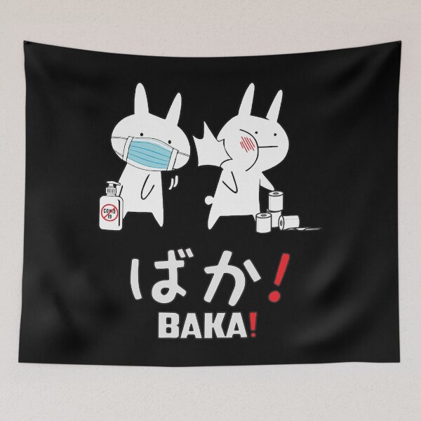 Item preview, Funny Anime Rabbit Baka Slap! Toilet Paper Shortage! Essential . designed and sold by ShavonMcFer.