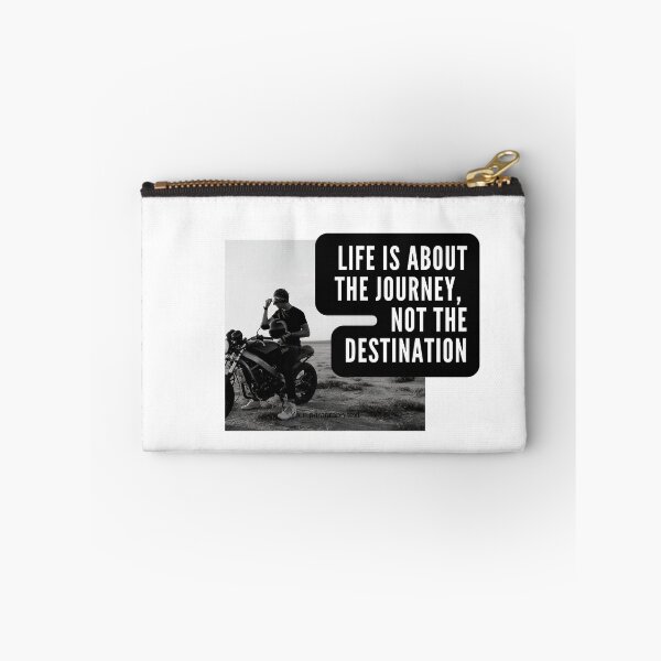 Item preview, Life Is About The Journey, Not The Destination QUOTES designed and sold by Wordoncloth.