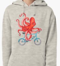 Cycling octopus Pullover Hoodie