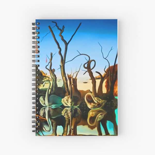 Moment Salvador Dali Explosion Spiral Notebook