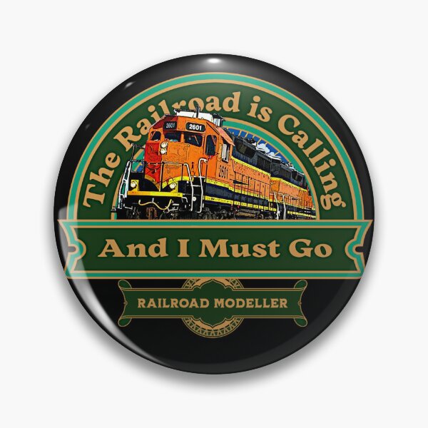 Item preview, The Railroad Is Calling And I Must Go, Railroad Modeller, Diesel Locomotive Train designed and sold by TheTrainRoom.