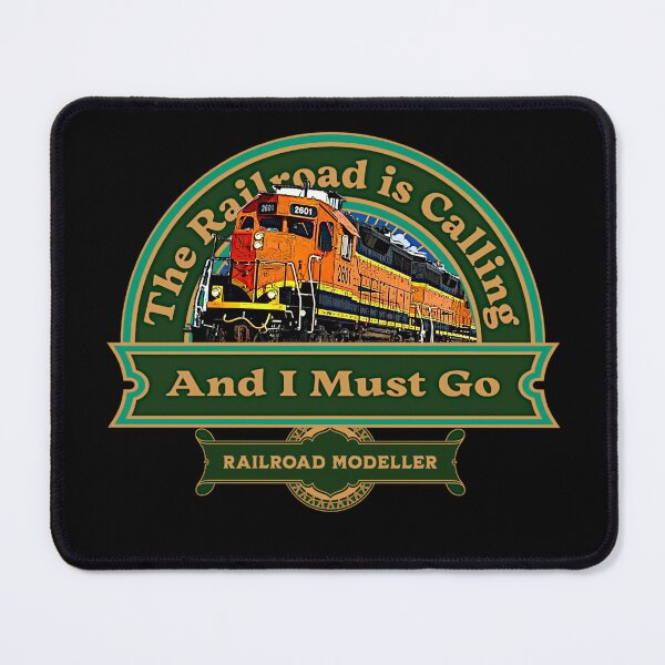 Item preview, The Railroad Is Calling And I Must Go, Railroad Modeller, Diesel Locomotive Train designed and sold by TheTrainRoom.