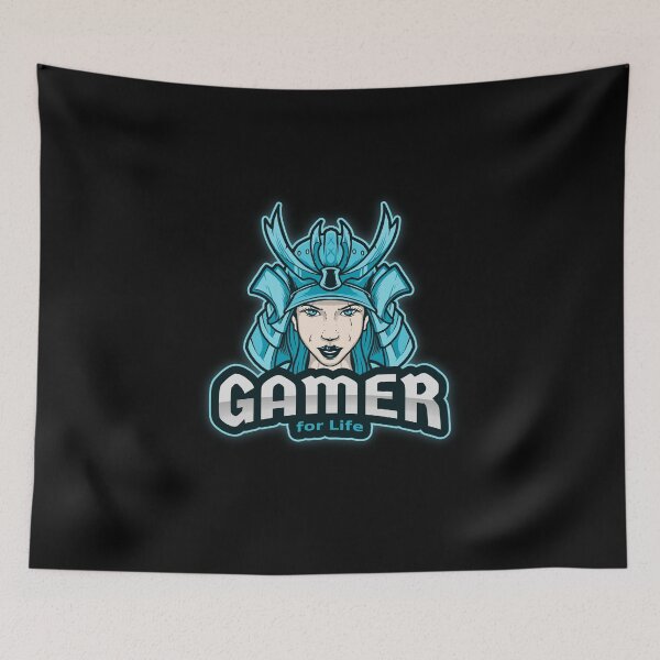 Item preview, Gamer for Life with Samurai Themed Girl Squad designed and sold by PRIVARSHU.