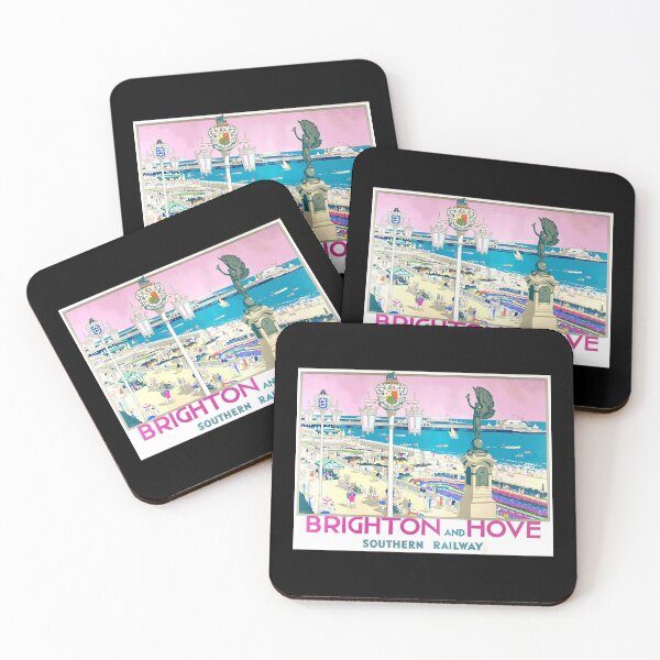 Item preview, brighton and hove retro concept art designed and sold by MaxWhielse.