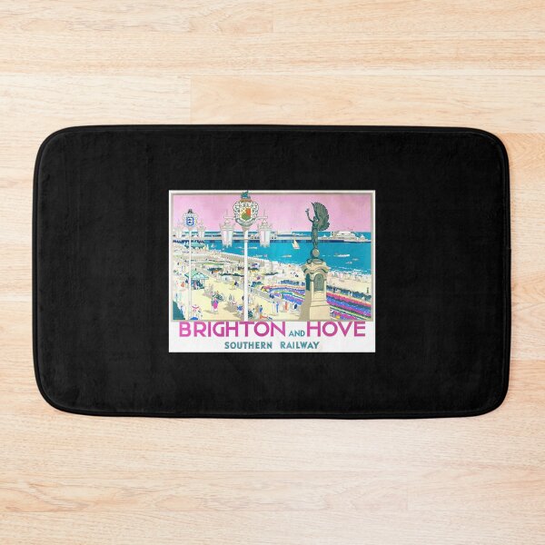 Item preview, brighton and hove retro concept art designed and sold by MaxWhielse.