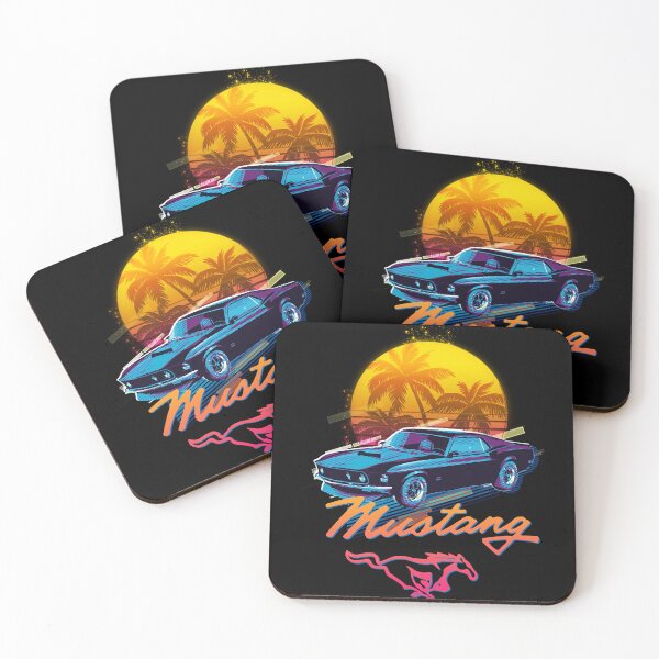 Item preview, Mustang Retro Vintage Poster Look designed and sold by MaxWhielse.