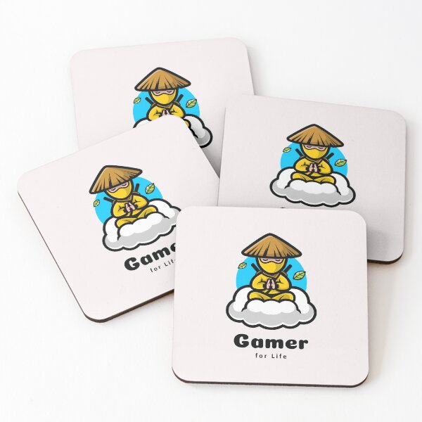 Item preview, Gamer for Life with Meditating Ninja designed and sold by PRIVARSHU.
