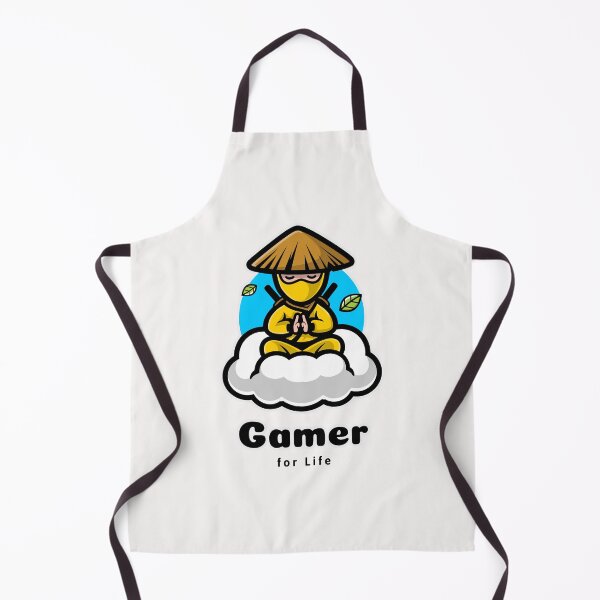 Item preview, Gamer for Life with Meditating Ninja designed and sold by PRIVARSHU.