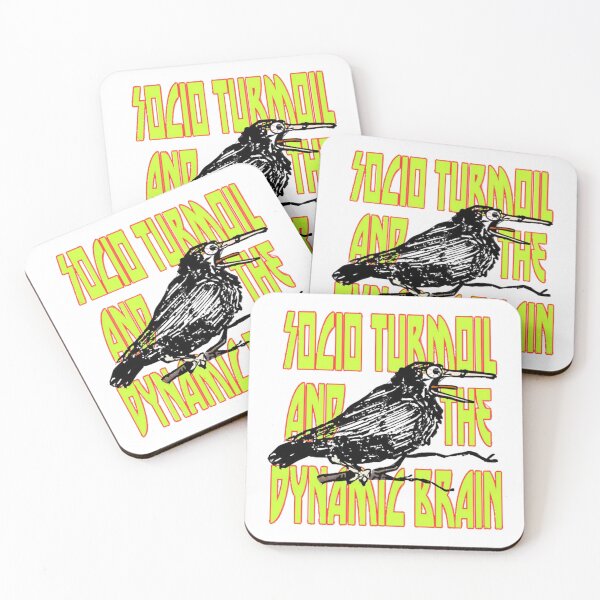 Item preview, Socio Turmoil and The Dynamic Brain Crazy Crow designed and sold by MaxWhielse.