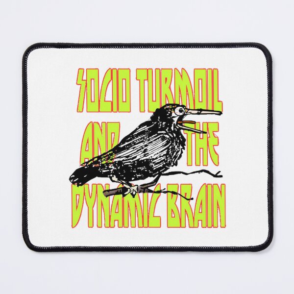 Item preview, Socio Turmoil and The Dynamic Brain Crazy Crow designed and sold by MaxWhielse.