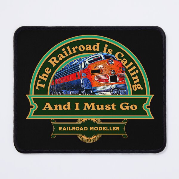 Item preview, The Railroad Is Calling - F7 Locomotive - And I Must Go - Diesel Engine Train Railroad Modeller designed and sold by TheTrainRoom.