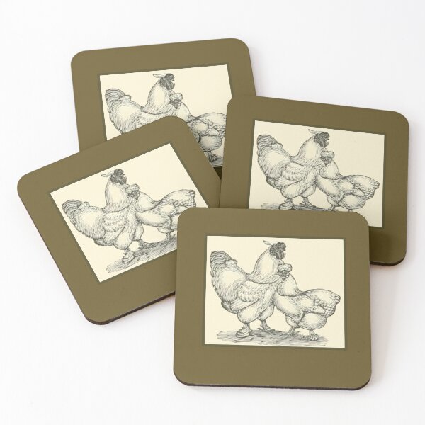 Item preview, Vintage Silky Chickens - 1800's Print designed and sold by MountMercantile.