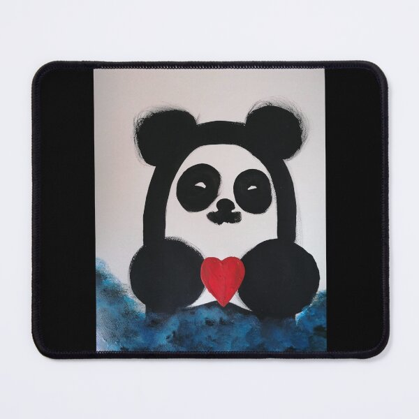Item preview, panda with heart designed and sold by L3610N.