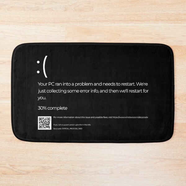 Item preview, Blue screen of death designed and sold by ModernShopper.