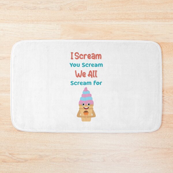 Item preview, Ice Cream Typography designed and sold by Sweta Dey.