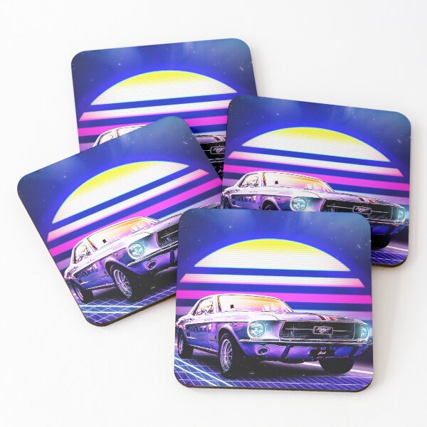 Item preview, Retro Ford Mustang designed and sold by aliigal.