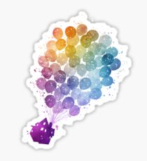 Up - Watercolor Sticker