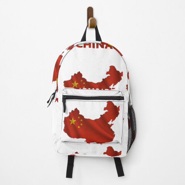 Item preview, Wavy Chinese Flag inside Map of China designed and sold by mashmosh.