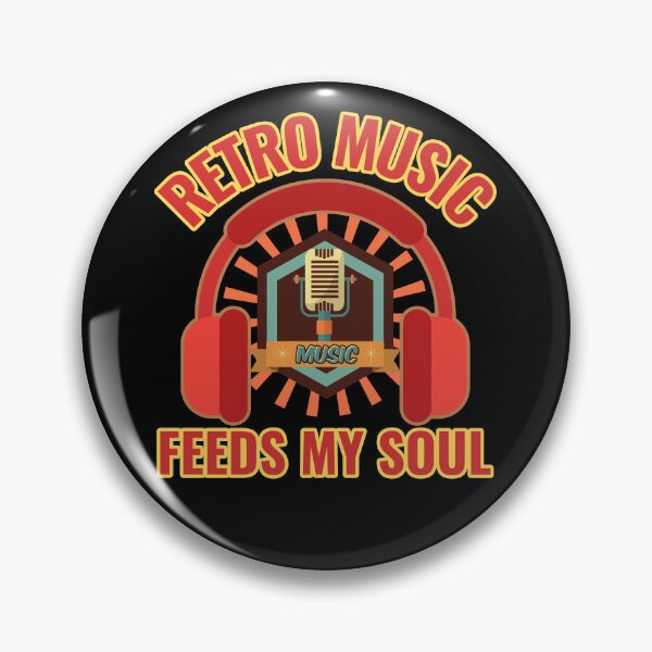 Item preview, Retro Music Feeds My Soul For Music Lovers designed and sold by my-green-gecko.
