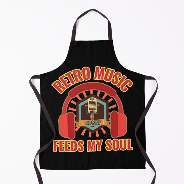 Item preview, Retro Music Feeds My Soul For Music Lovers designed and sold by my-green-gecko.