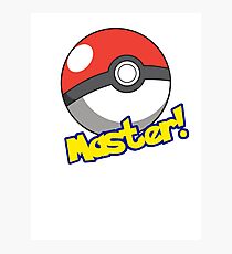 Pokémon Master Photographic Print