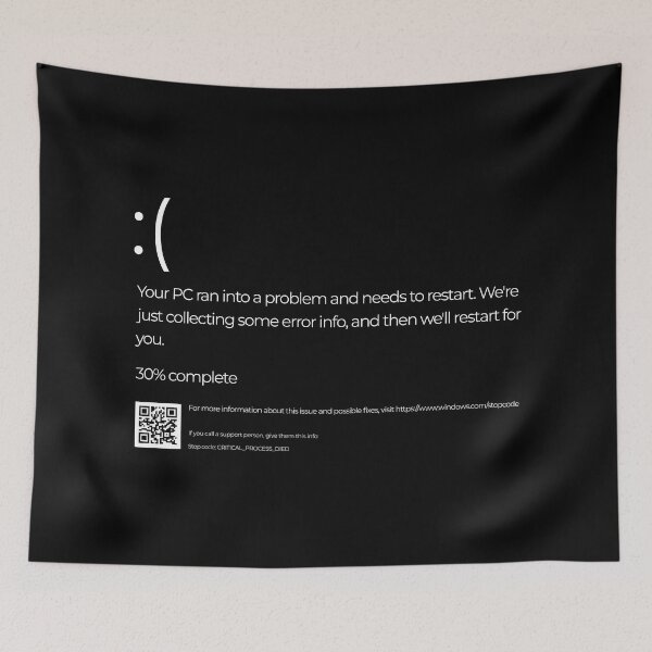 Item preview, Blue screen of death designed and sold by ModernShopper.