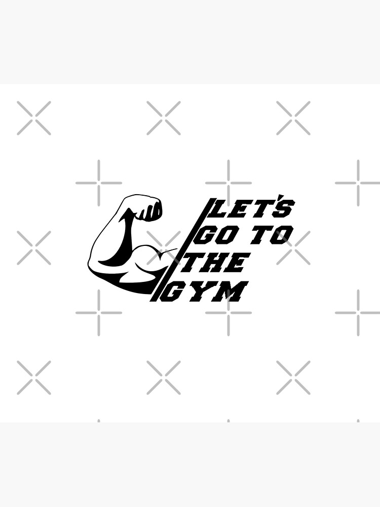 lets-go-to-the-gym-poster-for-sale-by-farrag-redbubble