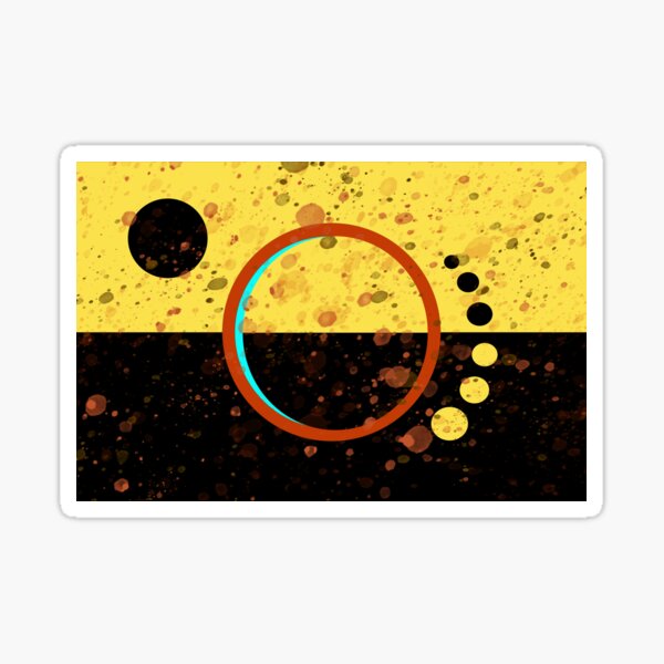 Item preview, New Martian Flag with Rust Splatter designed and sold by OyeBossmang.