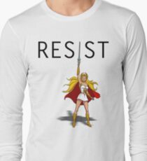 She-Ra says "RESIST" Long Sleeve T-Shirt
