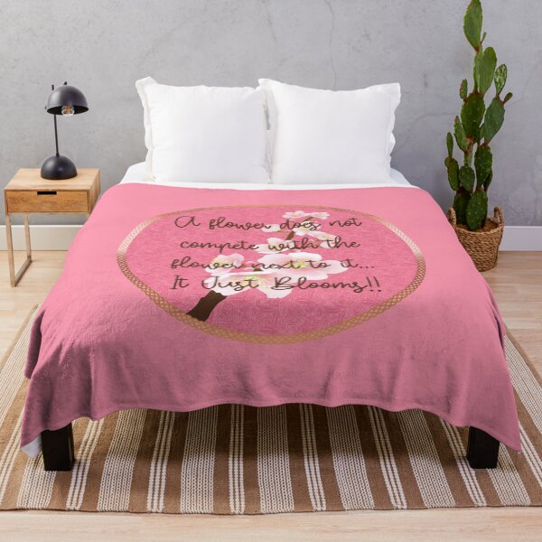 Item preview, Spring Blossom Encouragement (on Pink) designed and sold by PawsitiveMum.