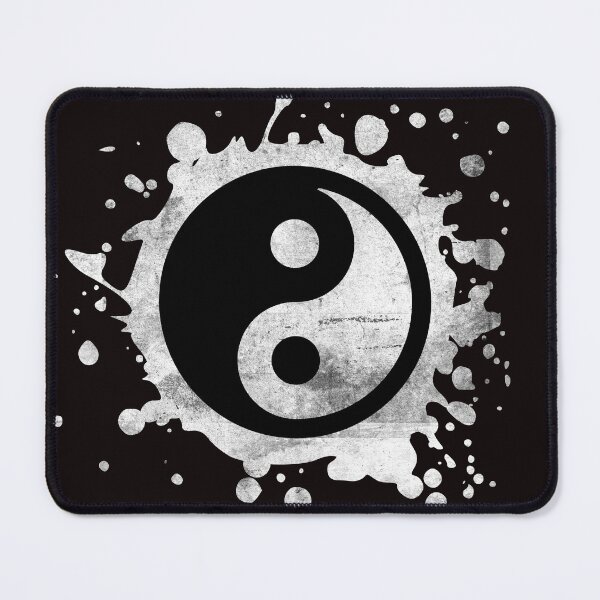 Item preview, Distressed Yin Yang Feng Shui Ying Yang Taoism Zen Buddhism designed and sold by Minnesnowta.