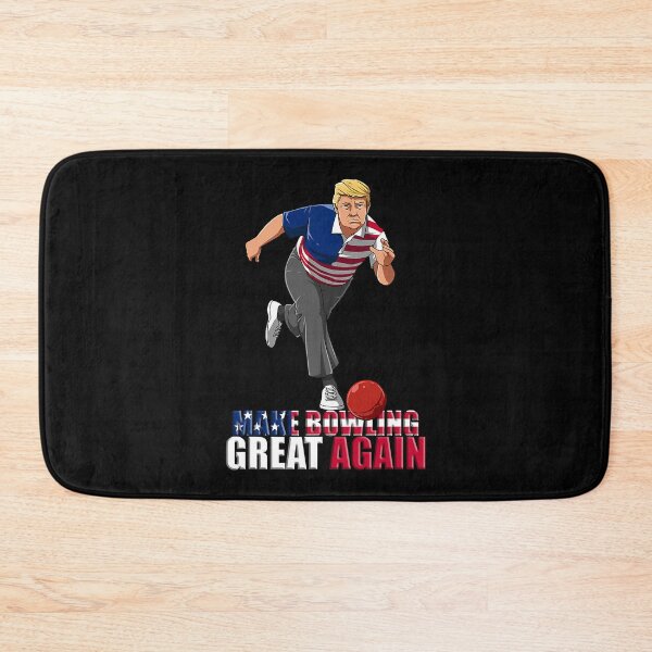 Item preview, Make Bowling Great Again Funny Trump Bowling designed and sold by Rebecca-Cruz.