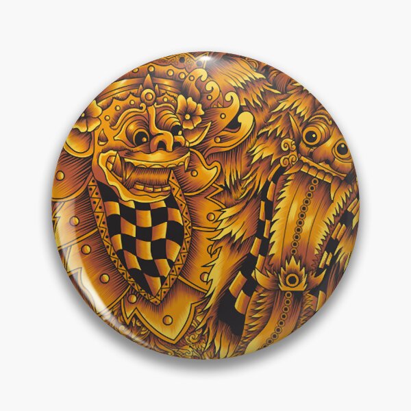 Item preview, Barong vs Rangda Illustration designed and sold by Lucius2001.