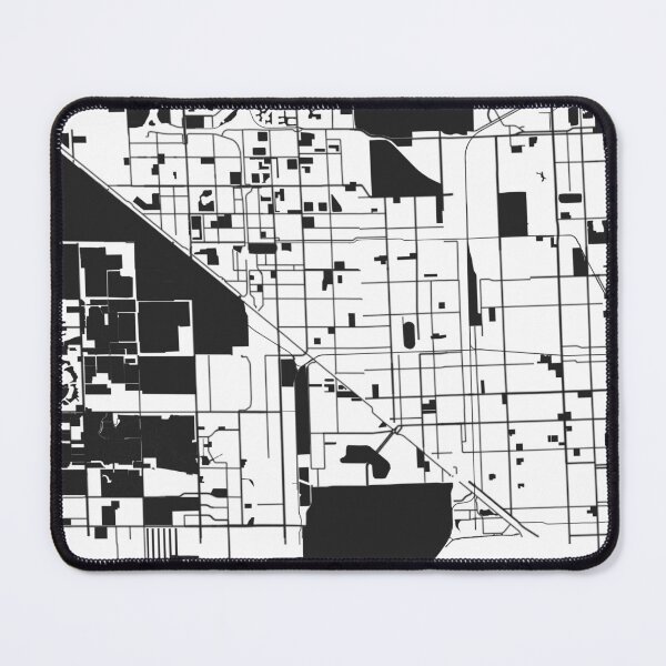 Item preview, Hialeah Black white Map Art Florida USA designed and sold by EpicMaps.
