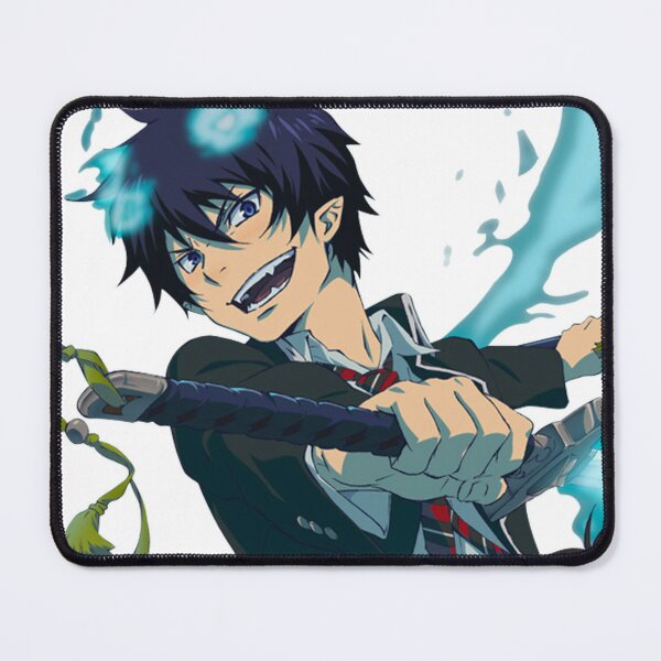 blue exorcist mouse pad