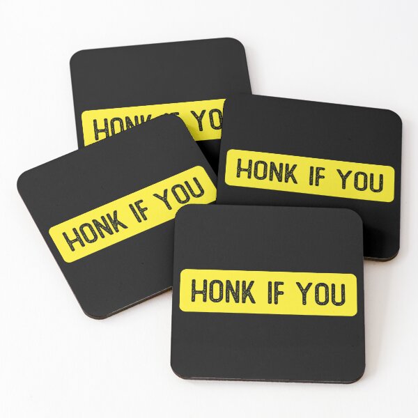 Item preview, Honk If You Funny Bumper designed and sold by Sour Soul.