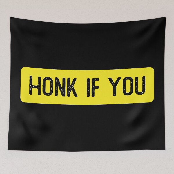Item preview, Honk If You Funny Bumper designed and sold by Sour Soul.
