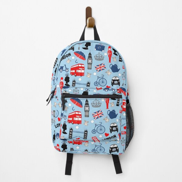 Item preview, London Icons on Blue designed and sold by Jack-and-Winnie.