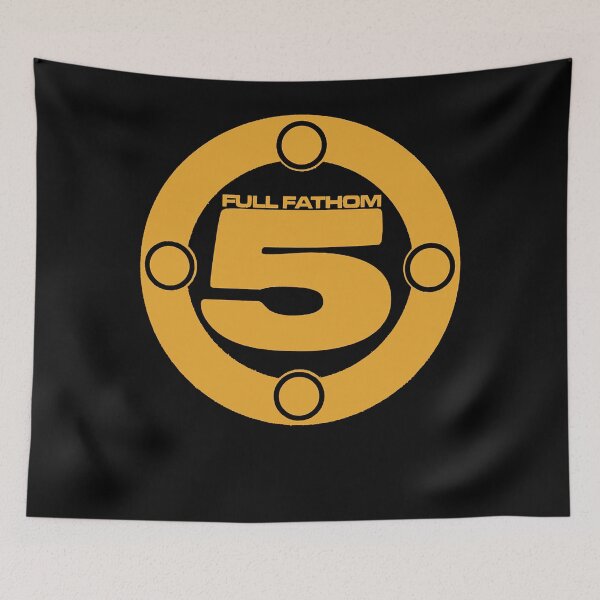 Item preview, Full Fathom 5 Circle Logo in Yellow designed and sold by nealjaney.