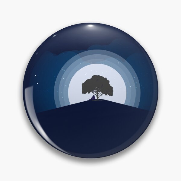 Item preview, Luna azul de medianoche designed and sold by jeshidesign.